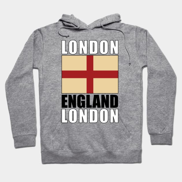 Flag of England Hoodie by KewaleeTee